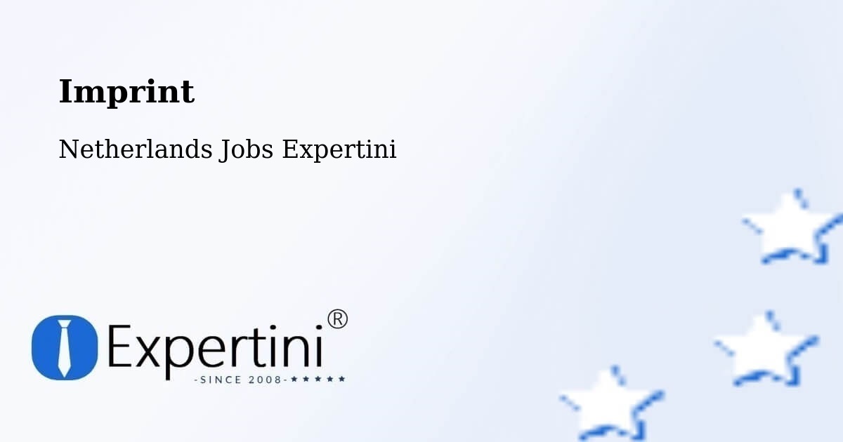 Imprint – Bleiswijk - Netherlands Jobs Expertini